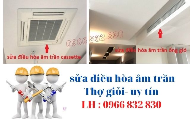 sửa điều hòa âm trần Fujitsu tại Hà Nội uy tín